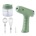Multifunctional Hand Mixer Electric Hand Mixer Usb-c Rechargeable Cordless Whisk 5-speed Handheld Mixer with Dual Beaters