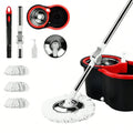 Spin Mop and Wringer Bucket Set