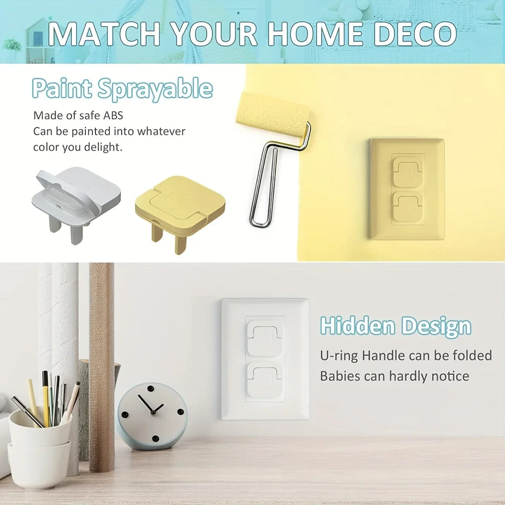 Baby Proof Outlet Socket Covers