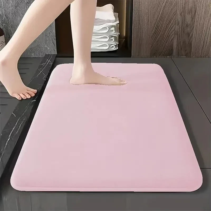 Coral Velvet Non-Slip Bathroom Mat