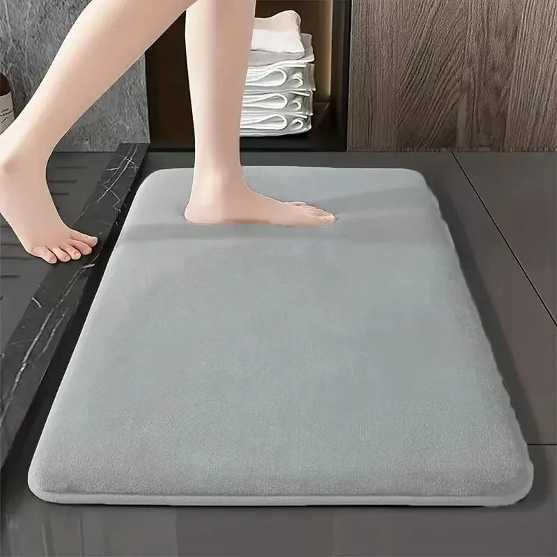 Coral Velvet Non-Slip Bathroom Mat