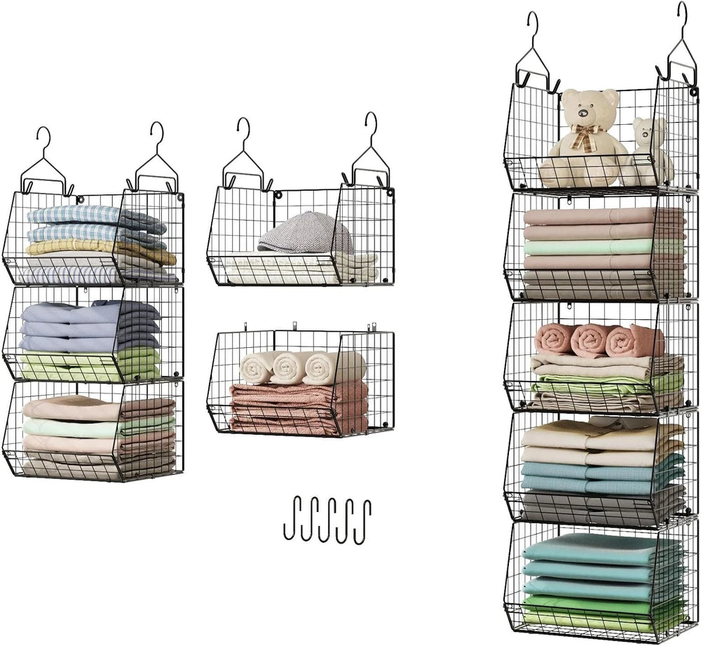 X-cosrack 5-Tier Closet Hanging Organizer