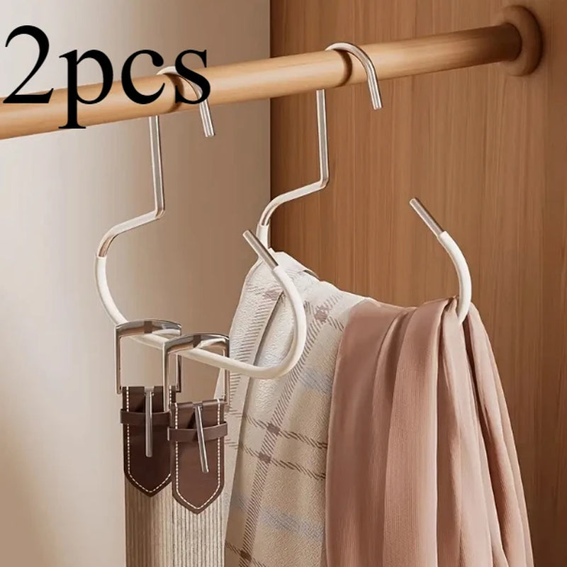 1/2/3Pcs Simple Hat Storage Hooks, Metal Material for Scarf Organization, Belt Organization, Bra Organizer Clothes Rack，Hat Rack