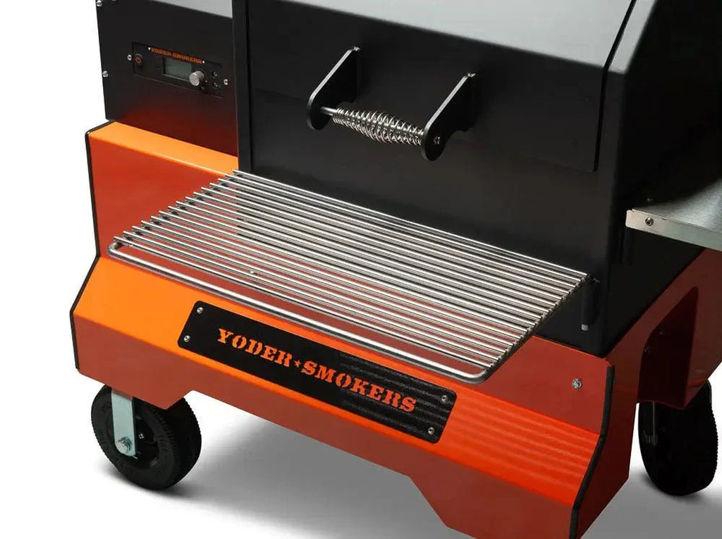 Ys640S Pellet Grill on Competition Cart
