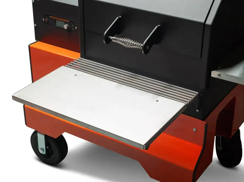 Ys640S Pellet Grill on Competition Cart
