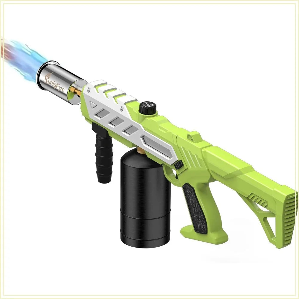 Powerful Propane Torch Gun with Adjustable Flame for BBQ, Searing Steak, Camping & Charcoal Lighter