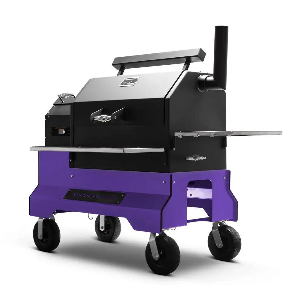 Ys640S Pellet Grill on Competition Cart