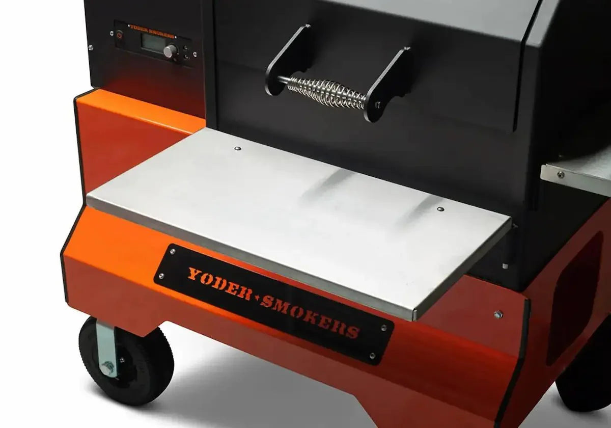 Ys640S Pellet Grill on Competition Cart