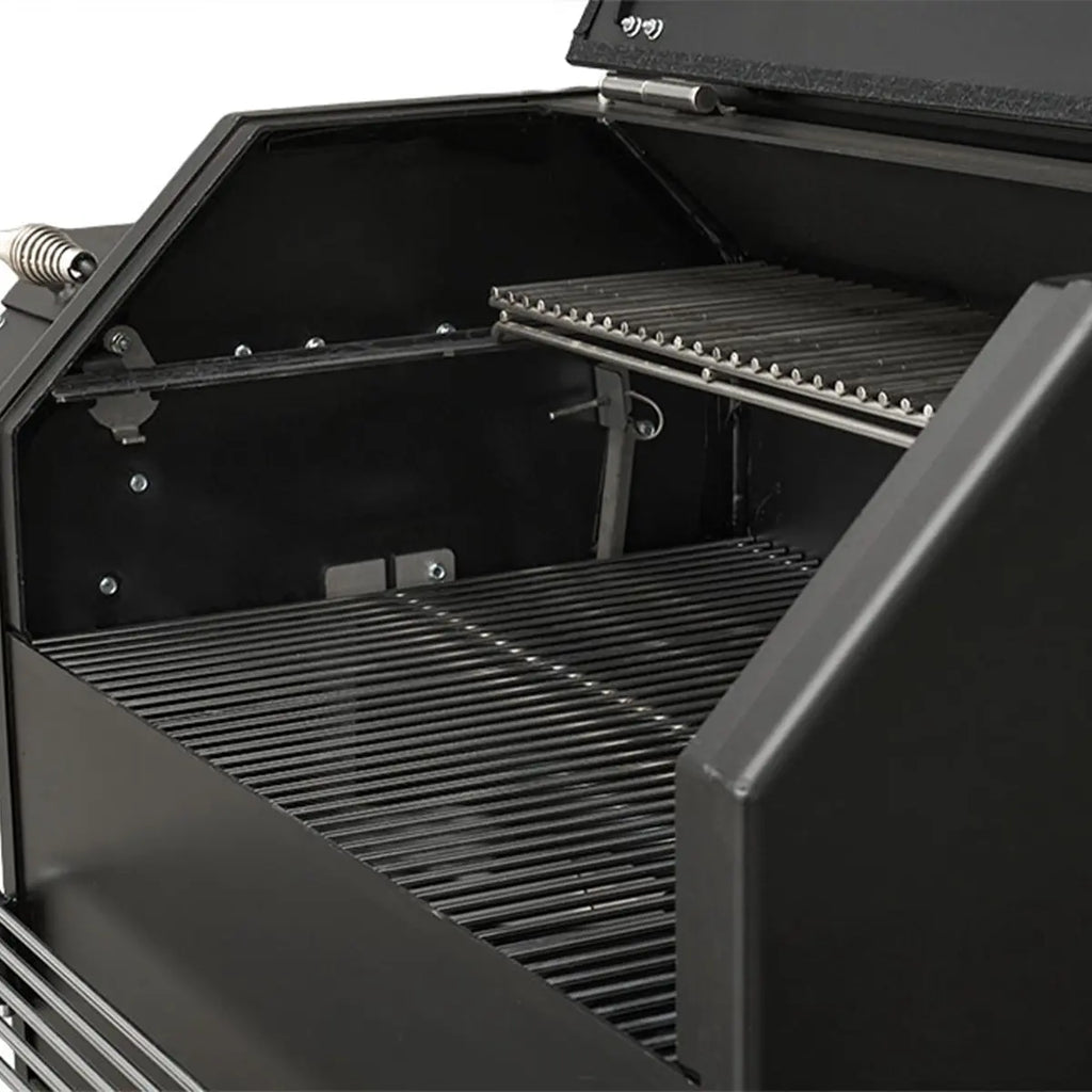 Ys640S Pellet Grill on Competition Cart
