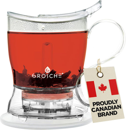 Aberdeen Smart Tea Maker Bpa-Free Tea Infuser Clear 17.7 Oz (525Ml)