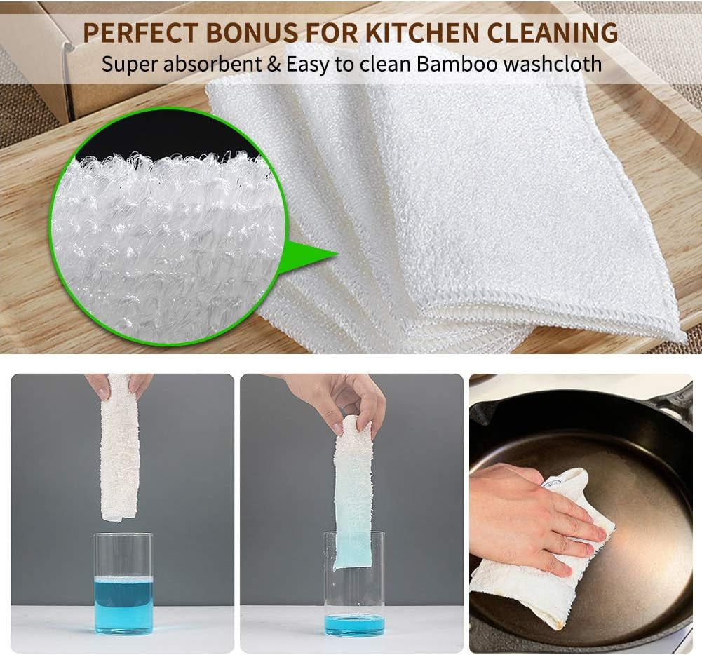 316L Cast Iron Scrubber Cleaner, Large Cast Iron Chain Mail Scrubber