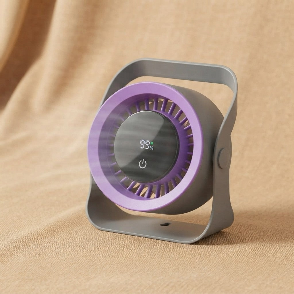 Portable Rechargeable Desktop Fan